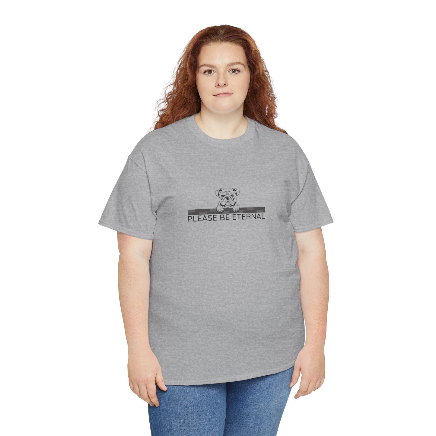Unisex Heavy Cotton Tee, Eternal Bulldog