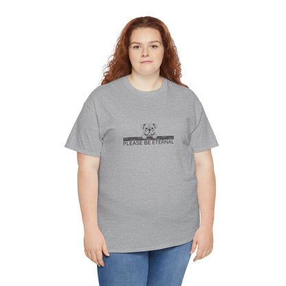 Unisex Heavy Cotton Tee, Eternal Bulldog