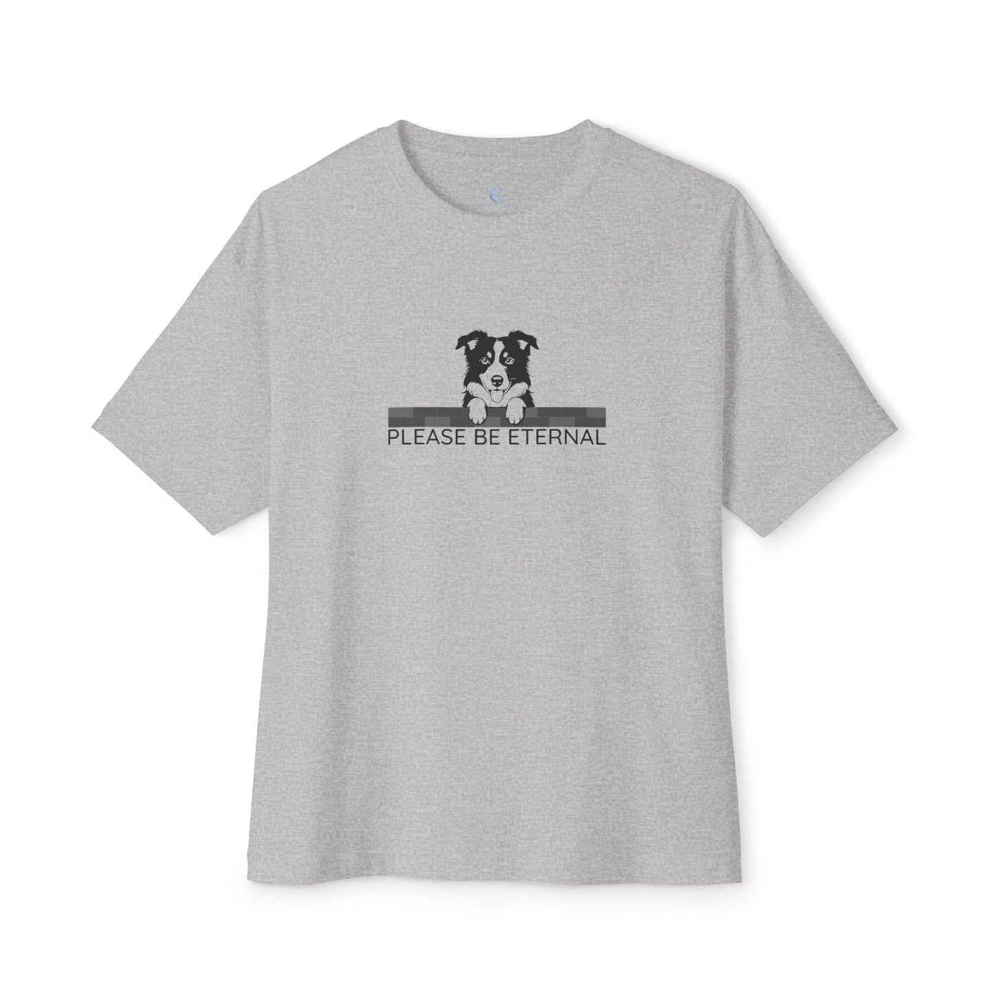 Unisex Oversized Boxy Tee, Eternal Collie
