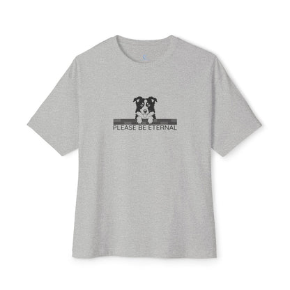 Unisex Oversized Boxy Tee, Eternal Collie