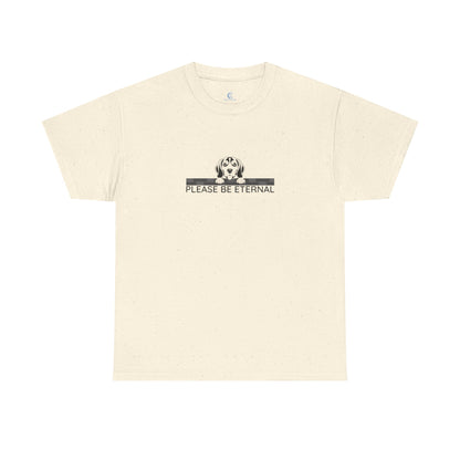Unisex Heavy Cotton Tee, Eternal Beagle