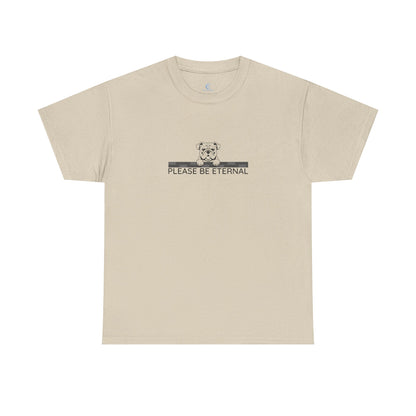 Unisex Heavy Cotton Tee, Eternal Bulldog