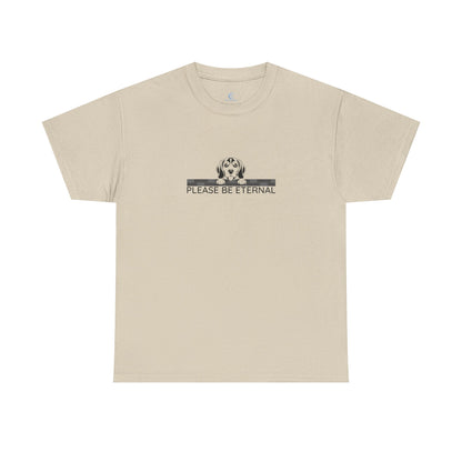Unisex Heavy Cotton Tee, Eternal Beagle
