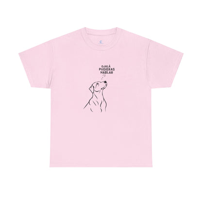 Unisex Heavy Cotton Tee, Dog Wish, Spanish