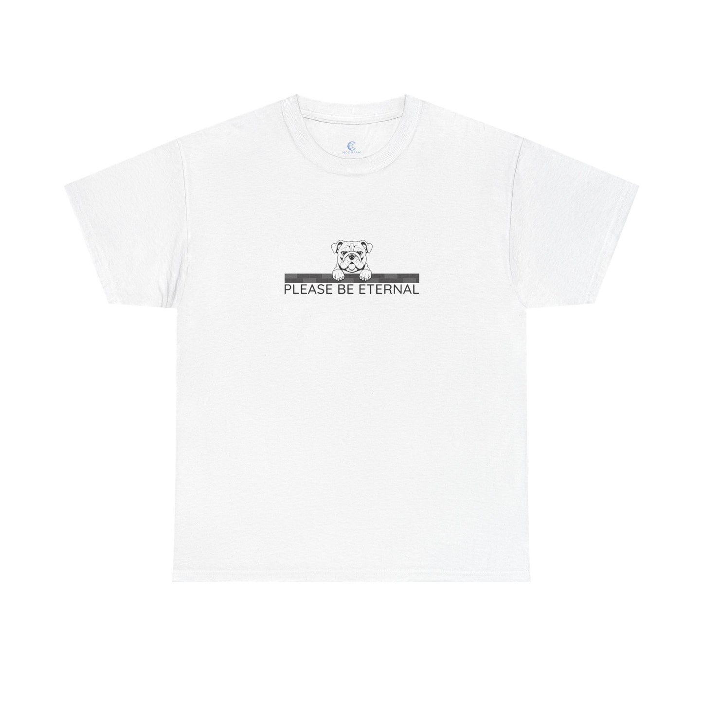 Unisex Heavy Cotton Tee, Eternal Bulldog