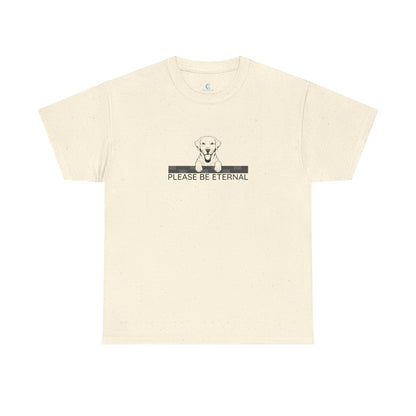 Unisex Heavy Cotton Tee, Eternal Labrador