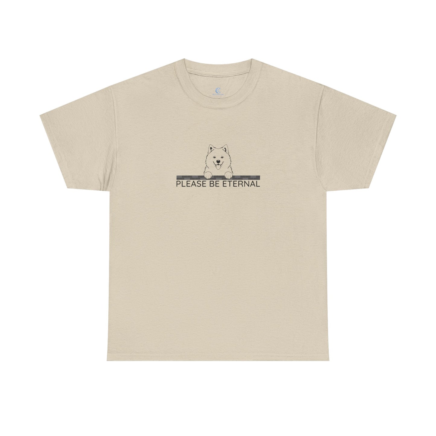 Unisex Heavy Cotton Tee, Eternal Samoyed