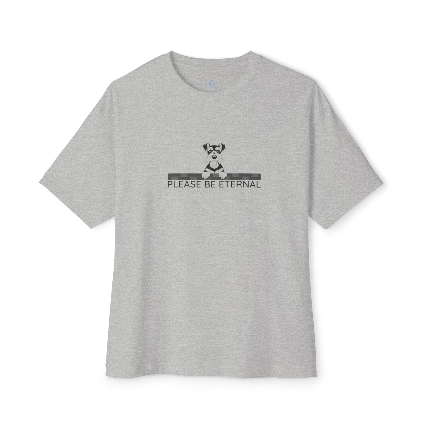 Unisex Oversized Boxy Tee, Eternal Schnauzer