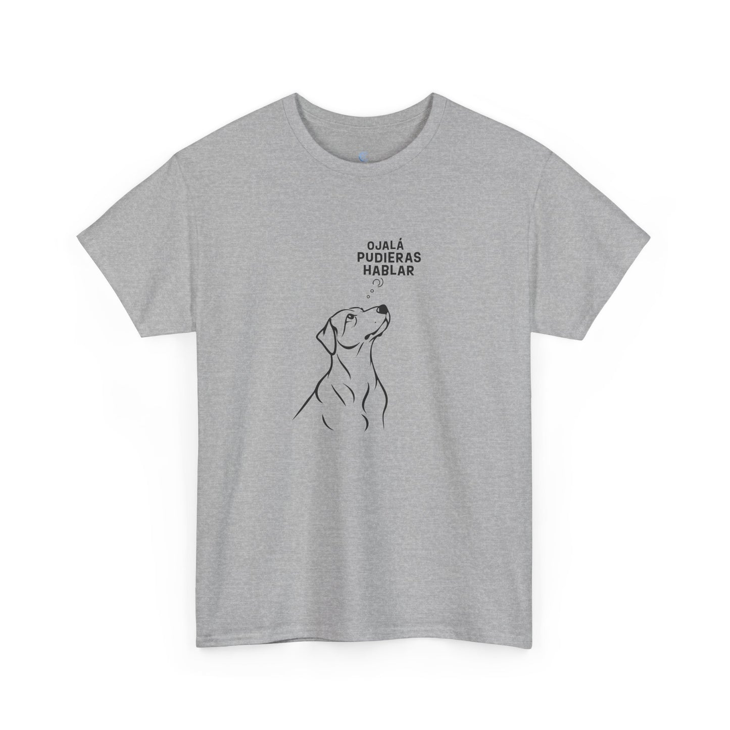 Unisex Heavy Cotton Tee, Dog Wish, Spanish