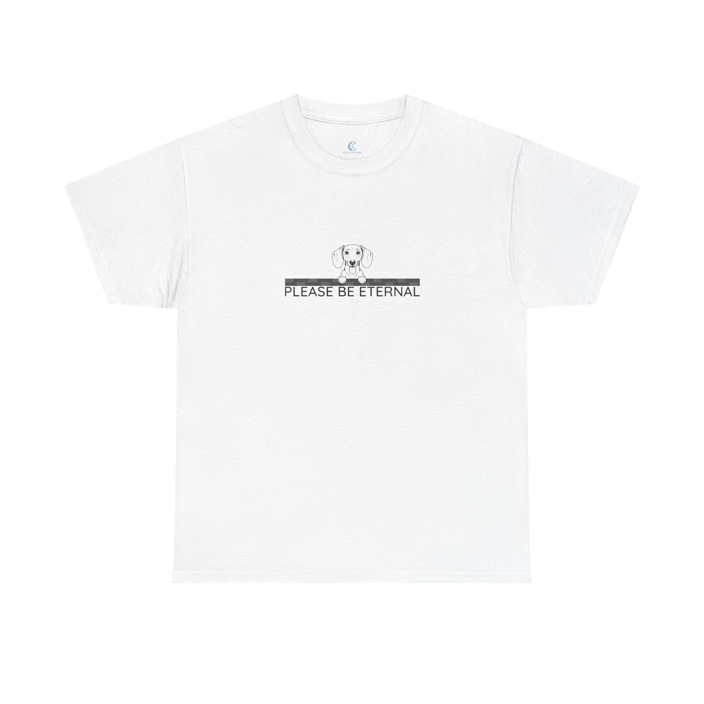Unisex Heavy Cotton Tee, Eternal dachshund