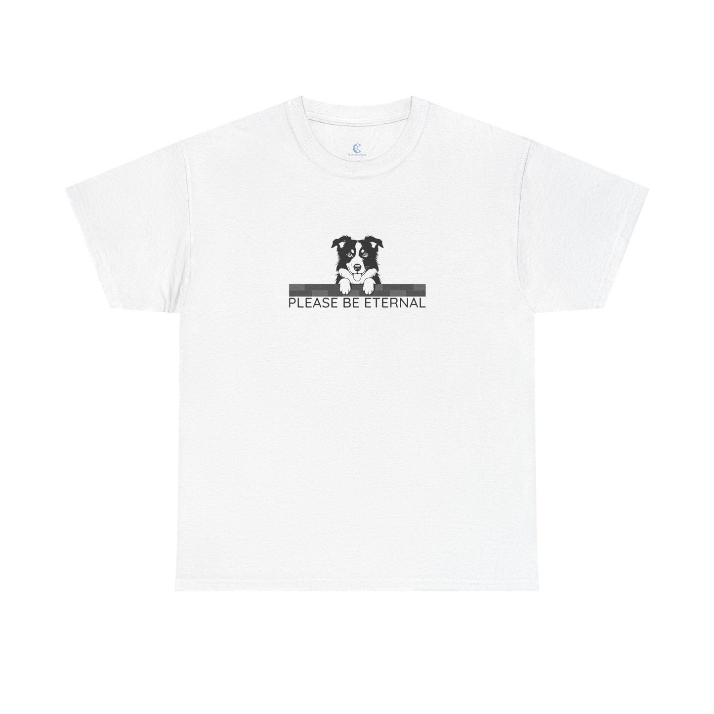Unisex Heavy Cotton Tee, Eternal Collie