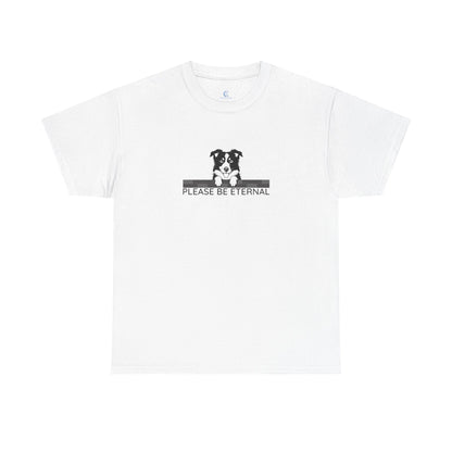 Unisex Heavy Cotton Tee, Eternal Collie