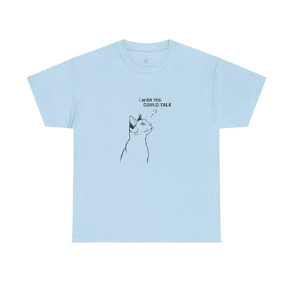 Unisex Heavy Cotton Tee, Cat Wish
