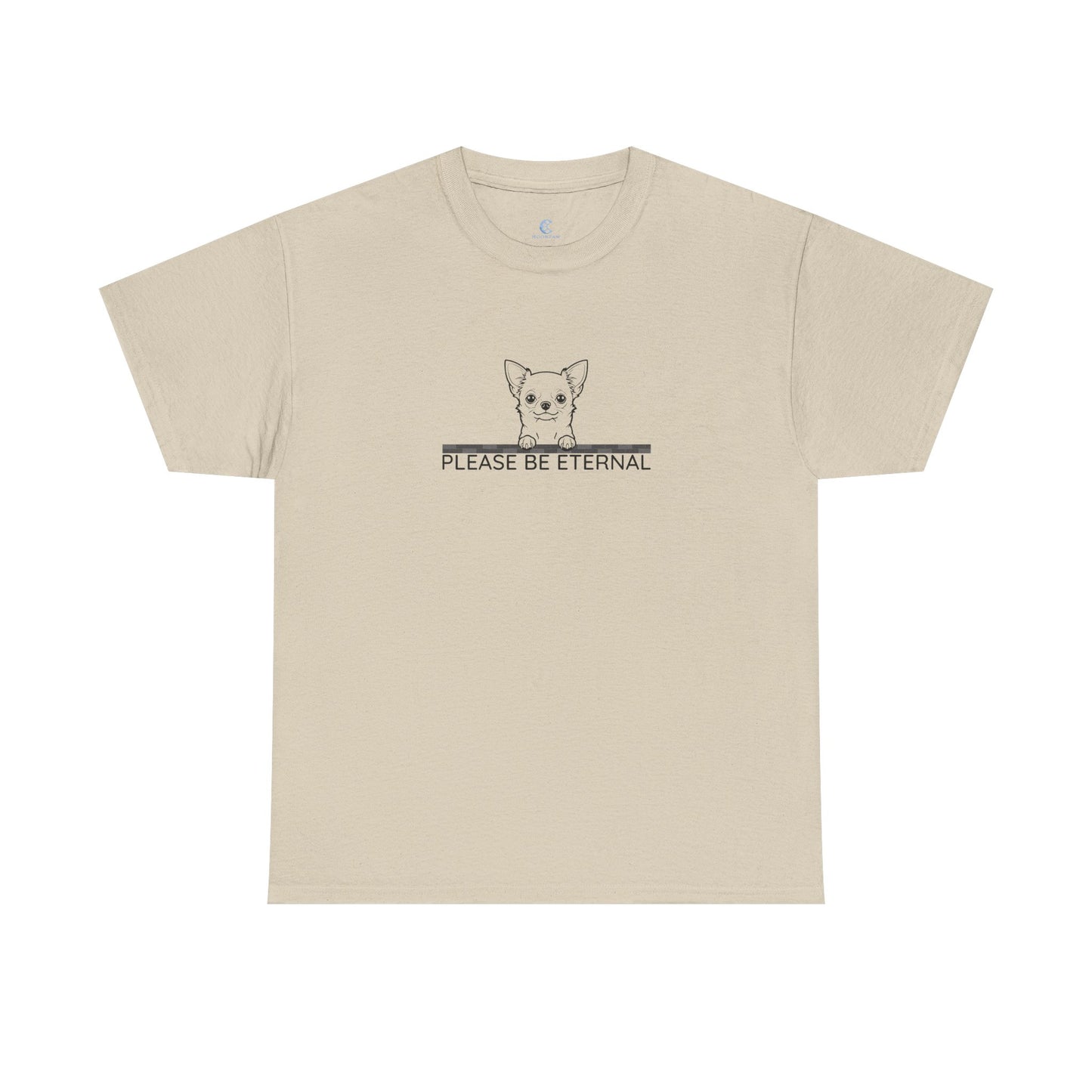 Unisex Heavy Cotton Tee, Eternal Chihuahua