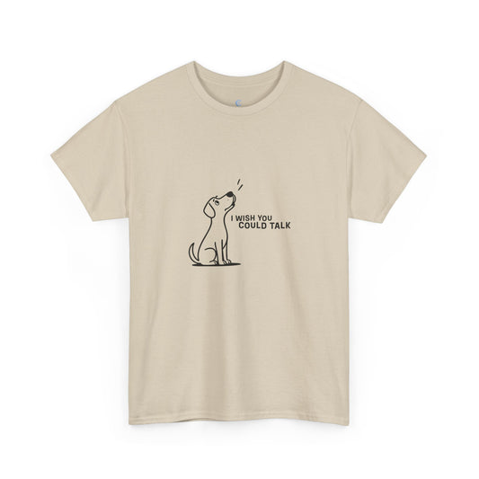 Unisex Heavy Cotton Tee, Toon Dog Wish
