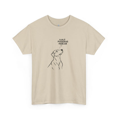 Unisex Heavy Cotton Tee, Dog Wish, Spanish