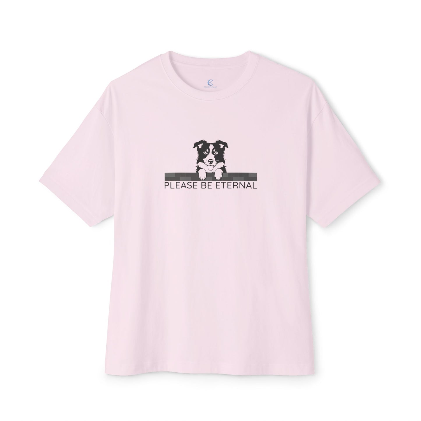 Unisex Oversized Boxy Tee, Eternal Collie