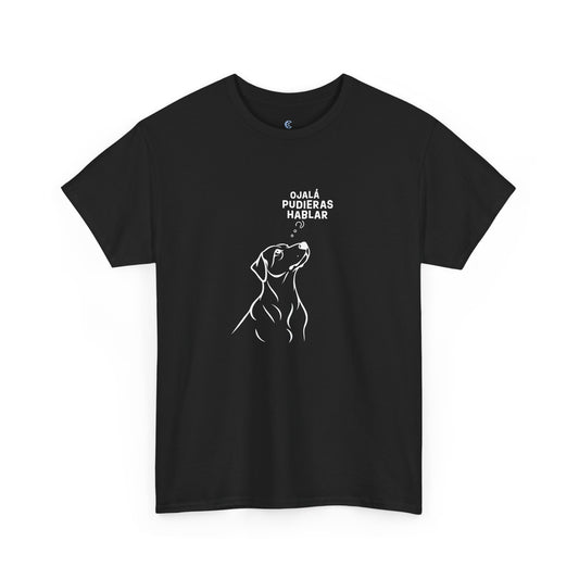 Unisex Heavy Cotton Tee, Dog Wish, Spanish