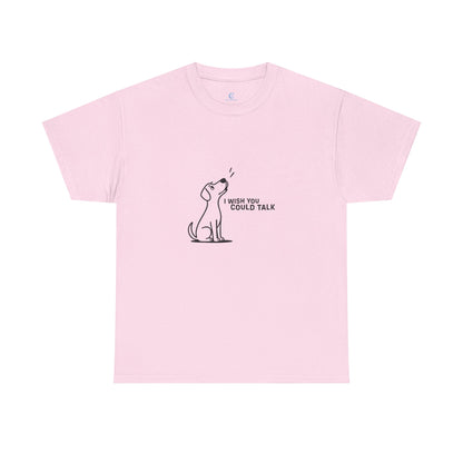 Unisex Heavy Cotton Tee, Toon Dog Wish