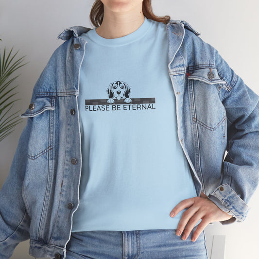 Unisex Heavy Cotton Tee, Eternal Beagle