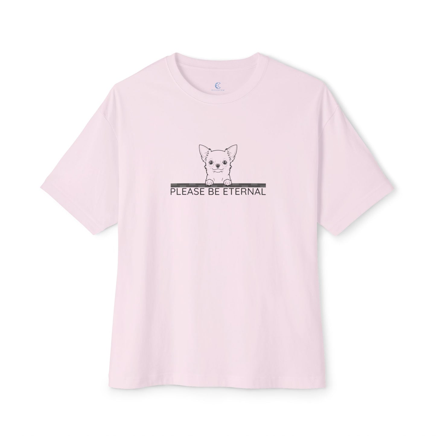 Unisex Oversized Boxy Tee, Eternal Chihuahua
