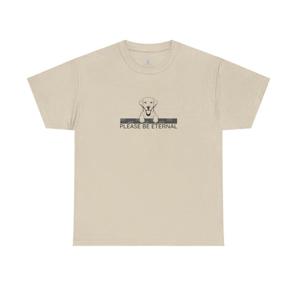 Unisex Heavy Cotton Tee, Eternal Labrador