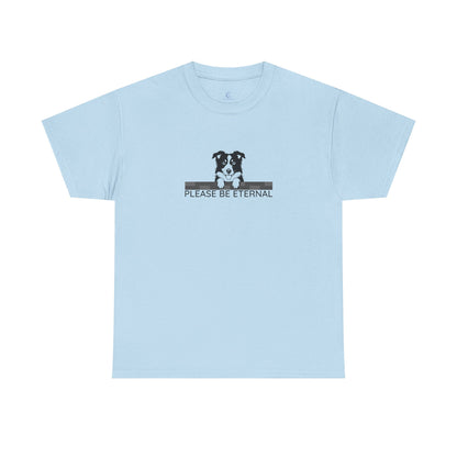 Unisex Heavy Cotton Tee, Eternal Collie