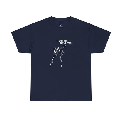 Unisex Heavy Cotton Tee, Cat Wish