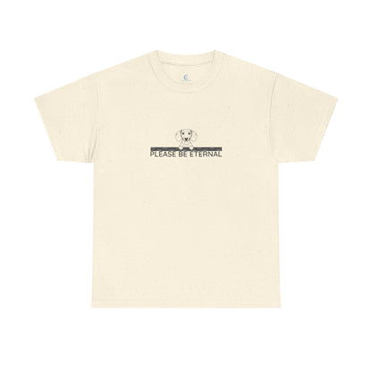 Unisex Heavy Cotton Tee, Eternal dachshund