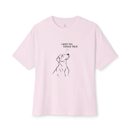 Unisex Oversized Boxy Tee, Dog Wish