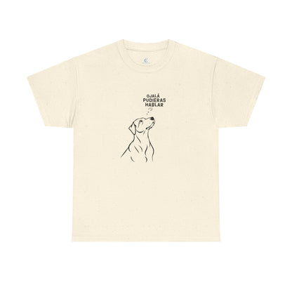 Unisex Heavy Cotton Tee, Dog Wish, Spanish
