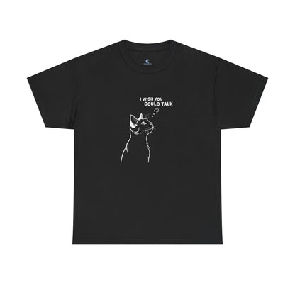 Unisex Heavy Cotton Tee, Cat Wish